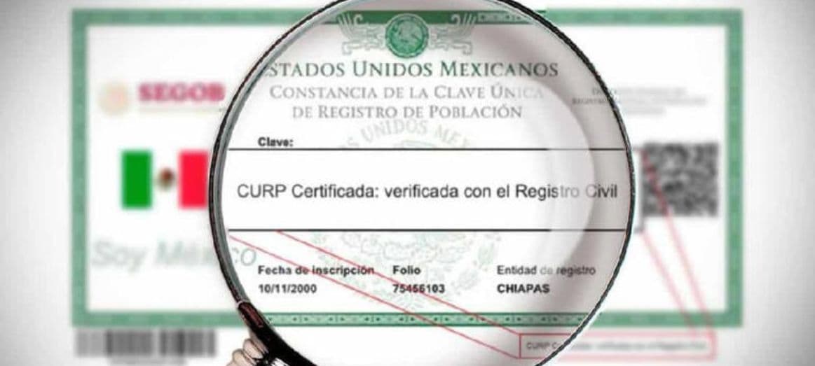 La CURP biométrica será obligatoria a partir de febrero de 2026; podrá tramitarse en módulos del Registro Civil en todo el país.