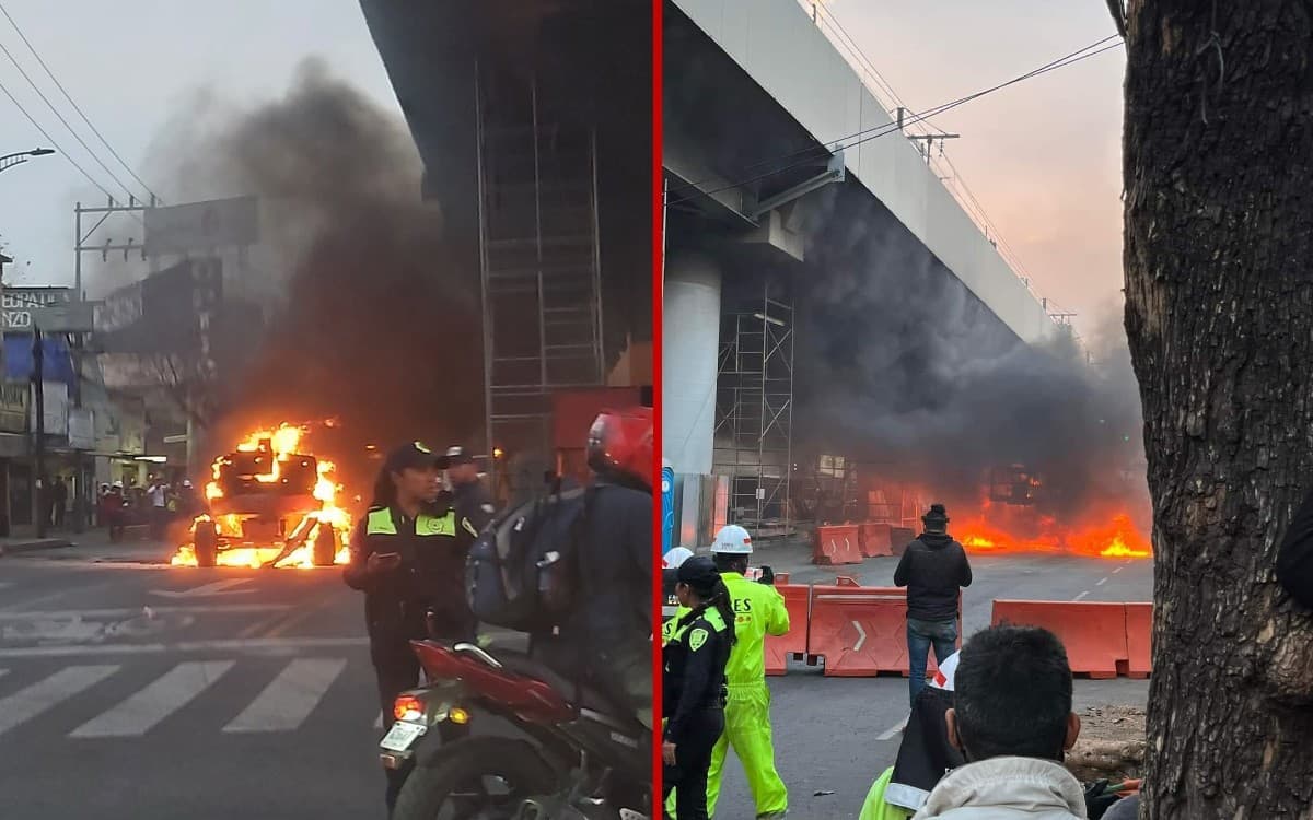 El Heroico Cuerpo de Bomberos de la Ciudad de México llegó a dicho lugar para sofocar las llamas.