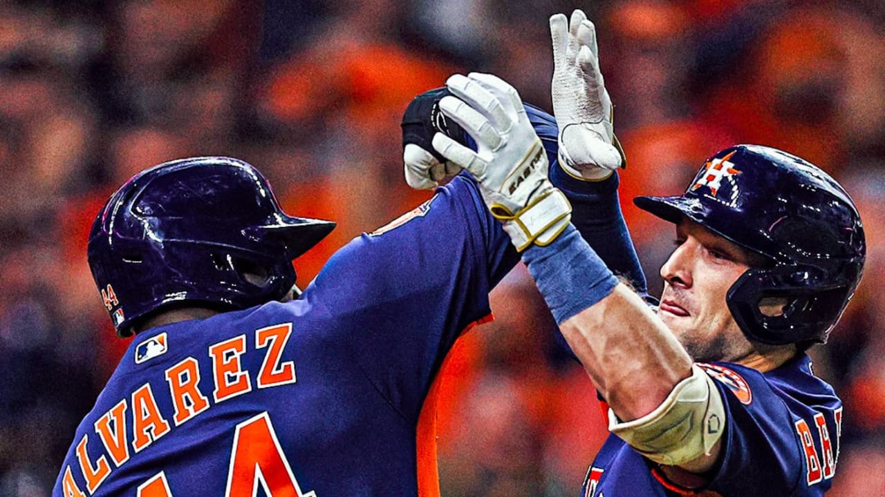 Houston Astros tienen en la lona a los Yankees con la Serie de Campeonato 2-0 a su favor. (Foto: Twitter @MLB)