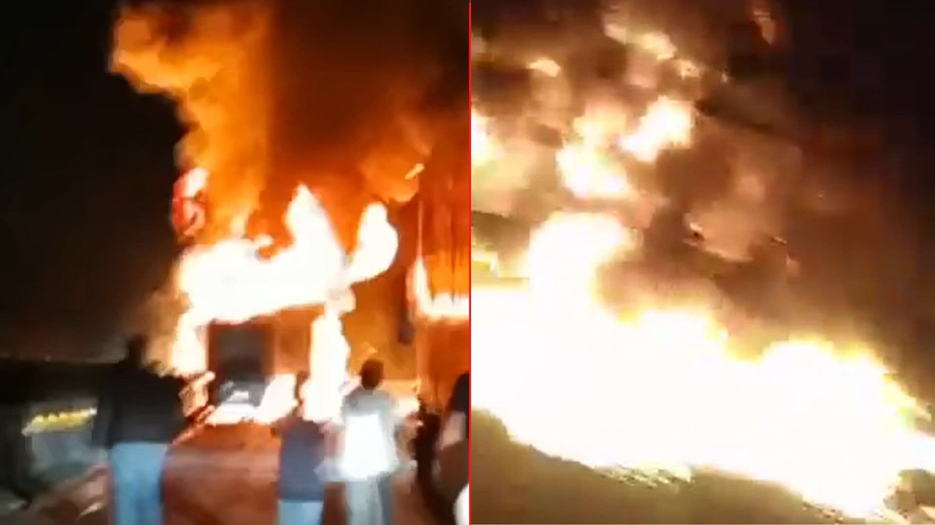 Se incendian autobús y tráiler por choque en Autopista Nuevo Laredo-Monterrey IFOTO: CAPTURA DE PANTALLA