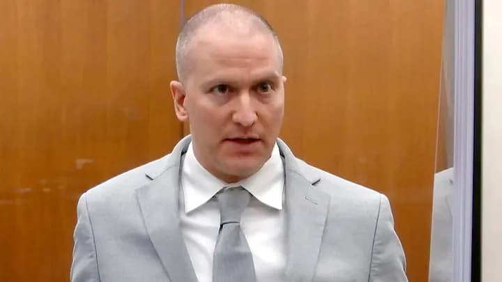 Chauvin durante su juicio en Minnesota IFOTO: AP