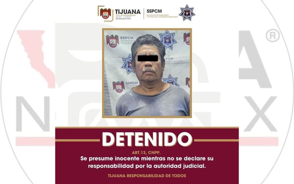 El presunto responsable fue asegurado por policías municipales y canalizado a la instancia investigadora competente.