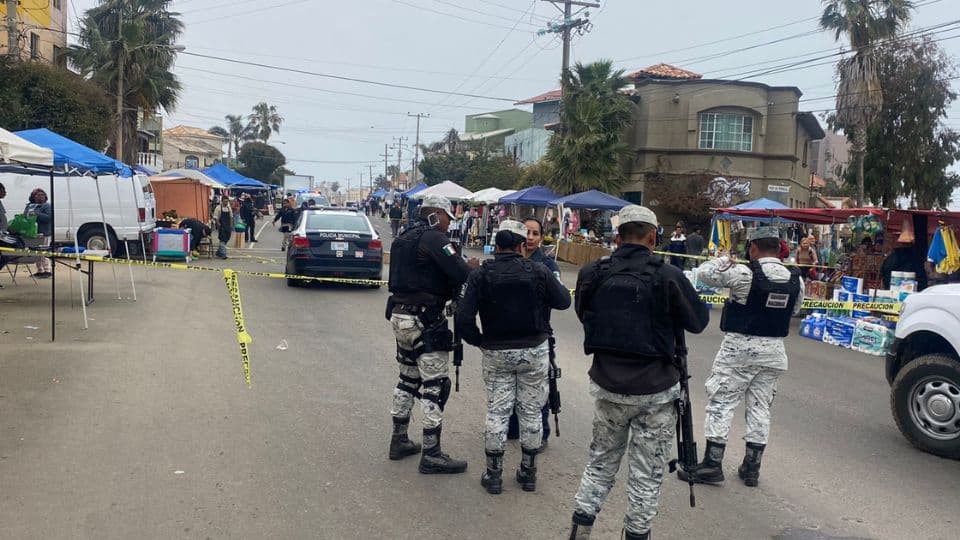 Hombre asesinado en el sobre ruedas de Playas de Tijuana. I FOTO: BorderZoom