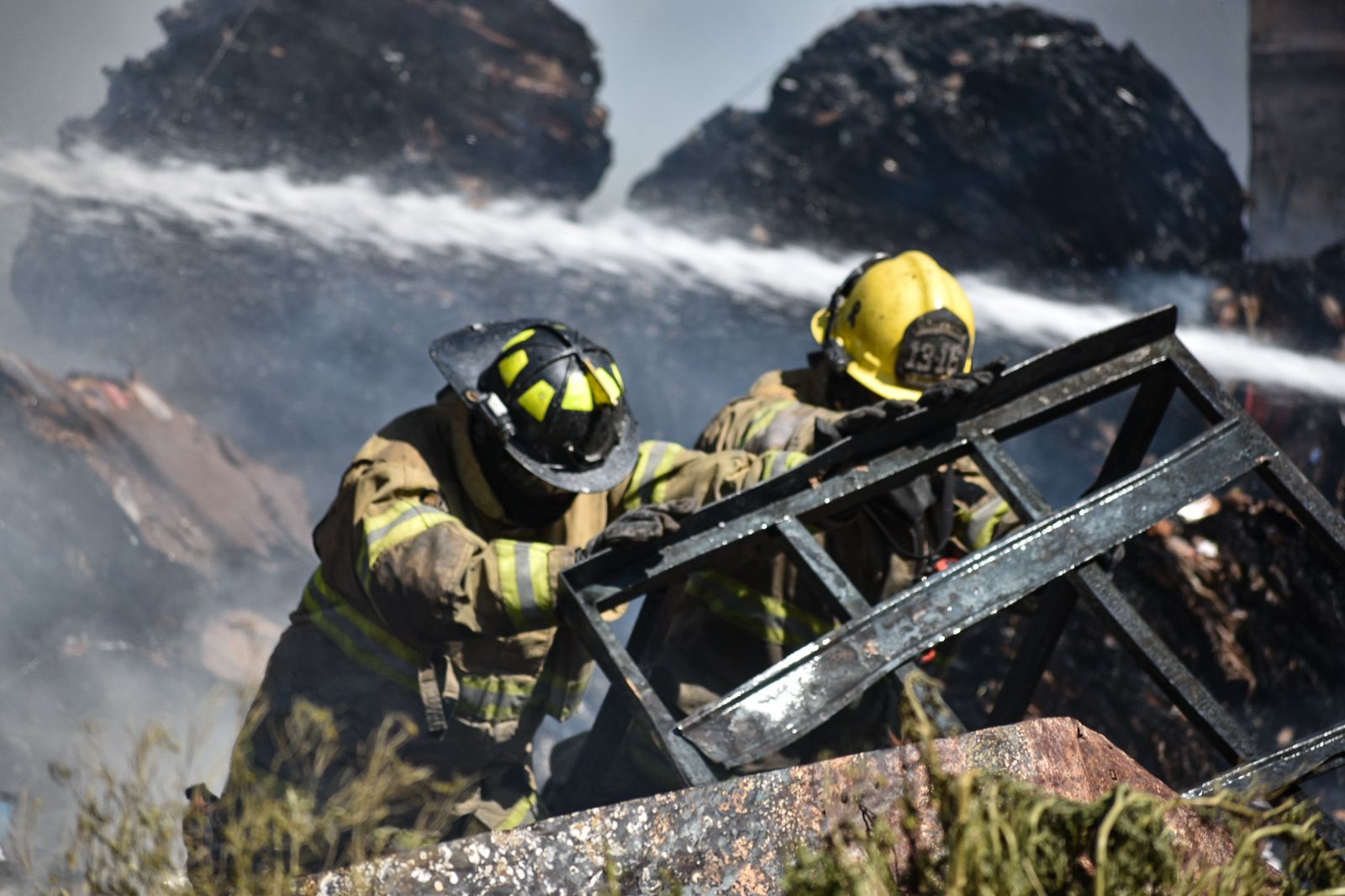 incendio en los pinos