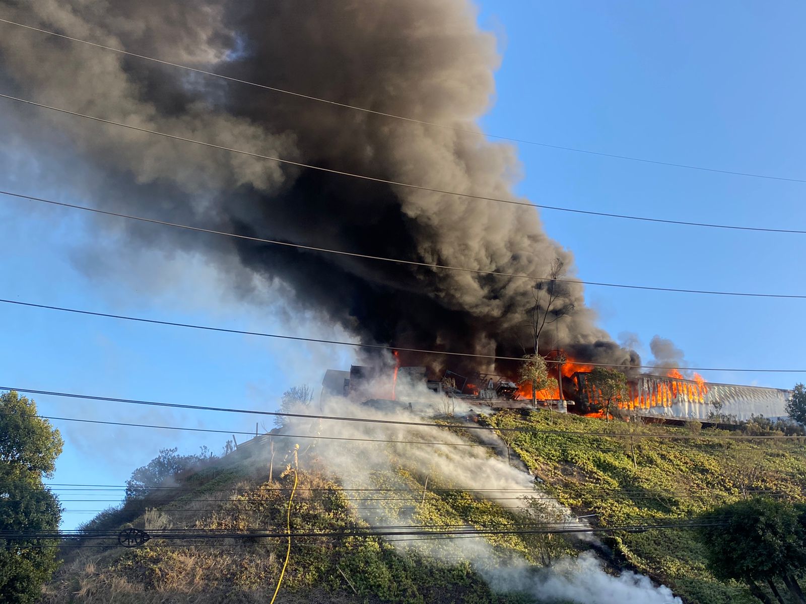 Incendio en Parque Industrial Pacífico