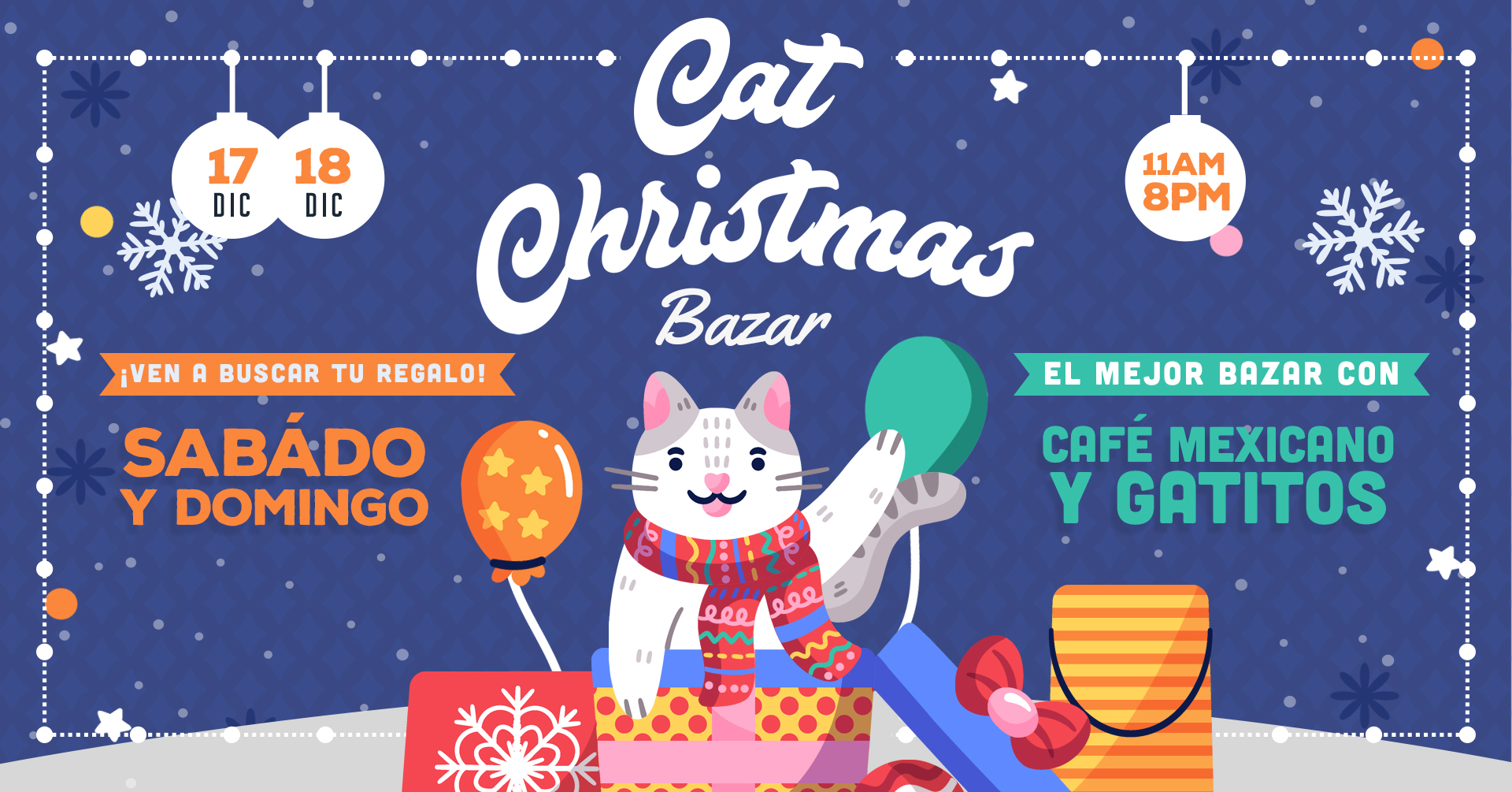 Cat Christmas Bazar