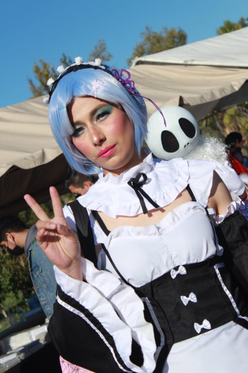 Cosplayer de la ‘Revolución del Otaku 2022 Edición Navideña’