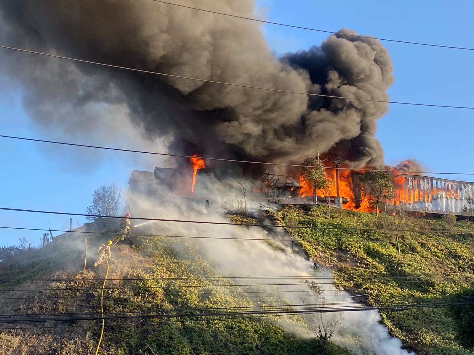 Incendio en Parque Industrial Pacífico