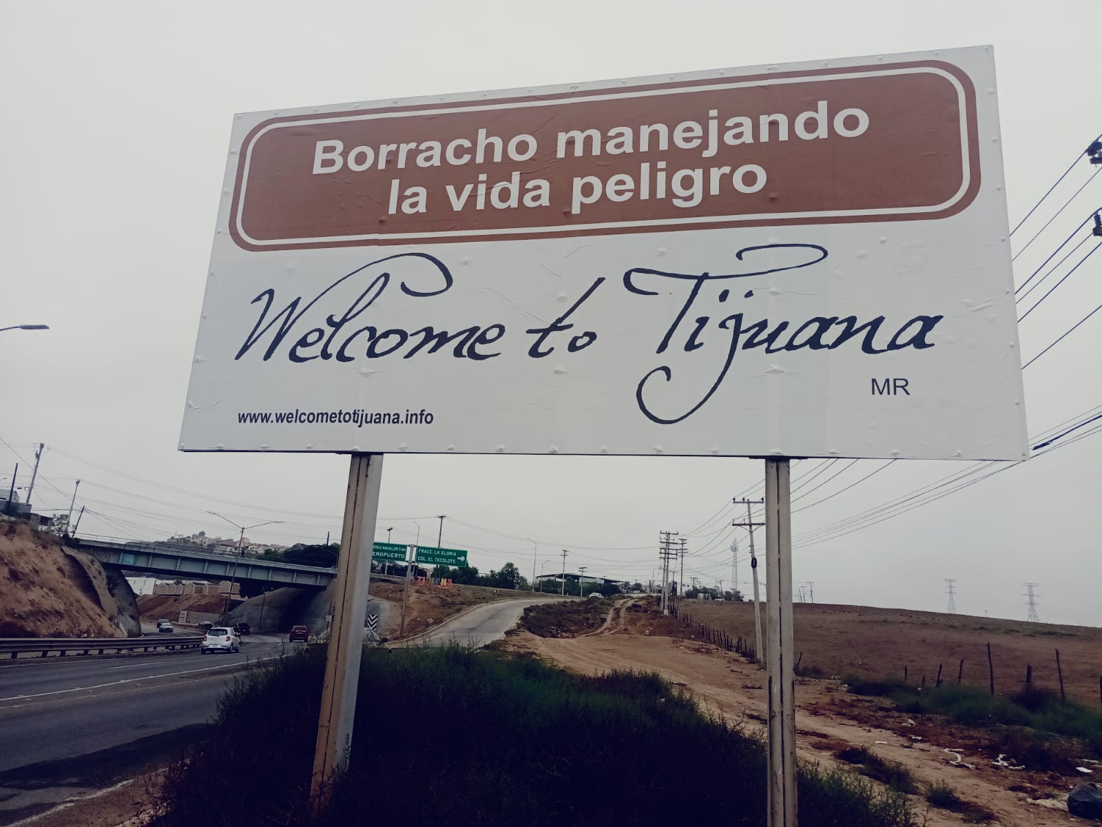 (Letrero)  Welcome to Tijuana