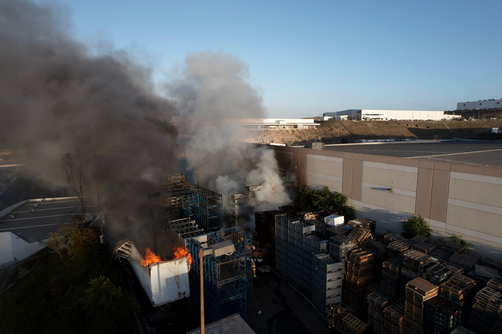 Incendio en Parque Industrial Pacífico