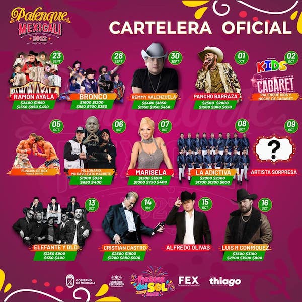 Feria Mexicali - Palenque