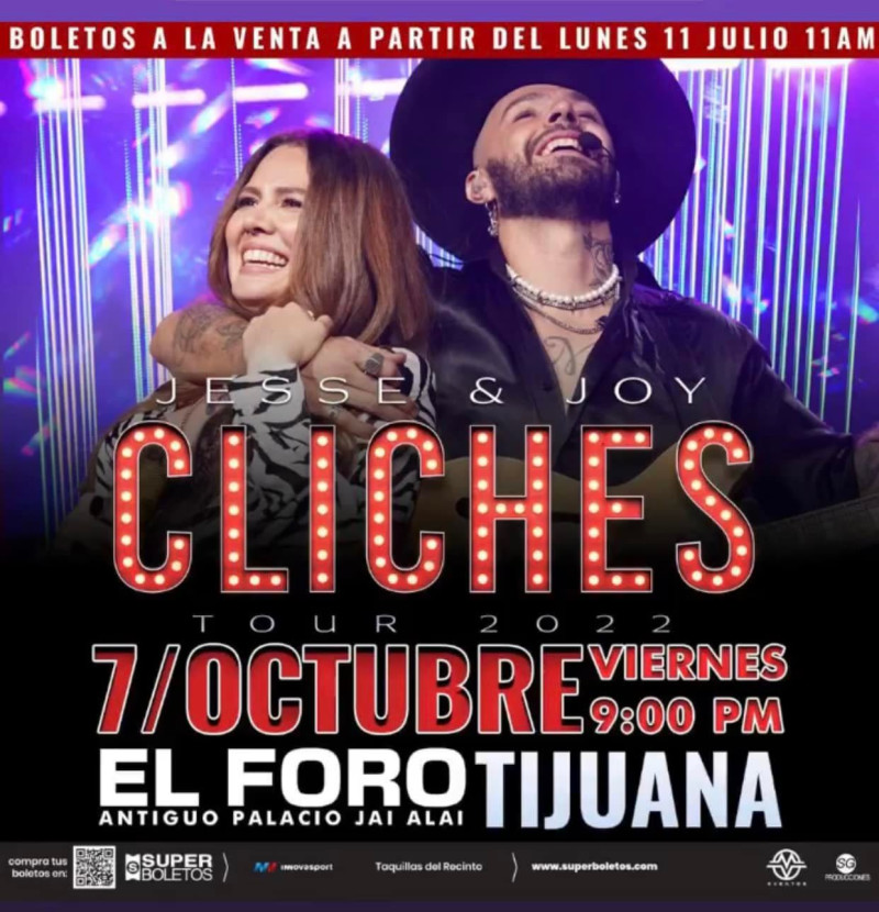 Concierto Cliches Tour - Jesse & Joy