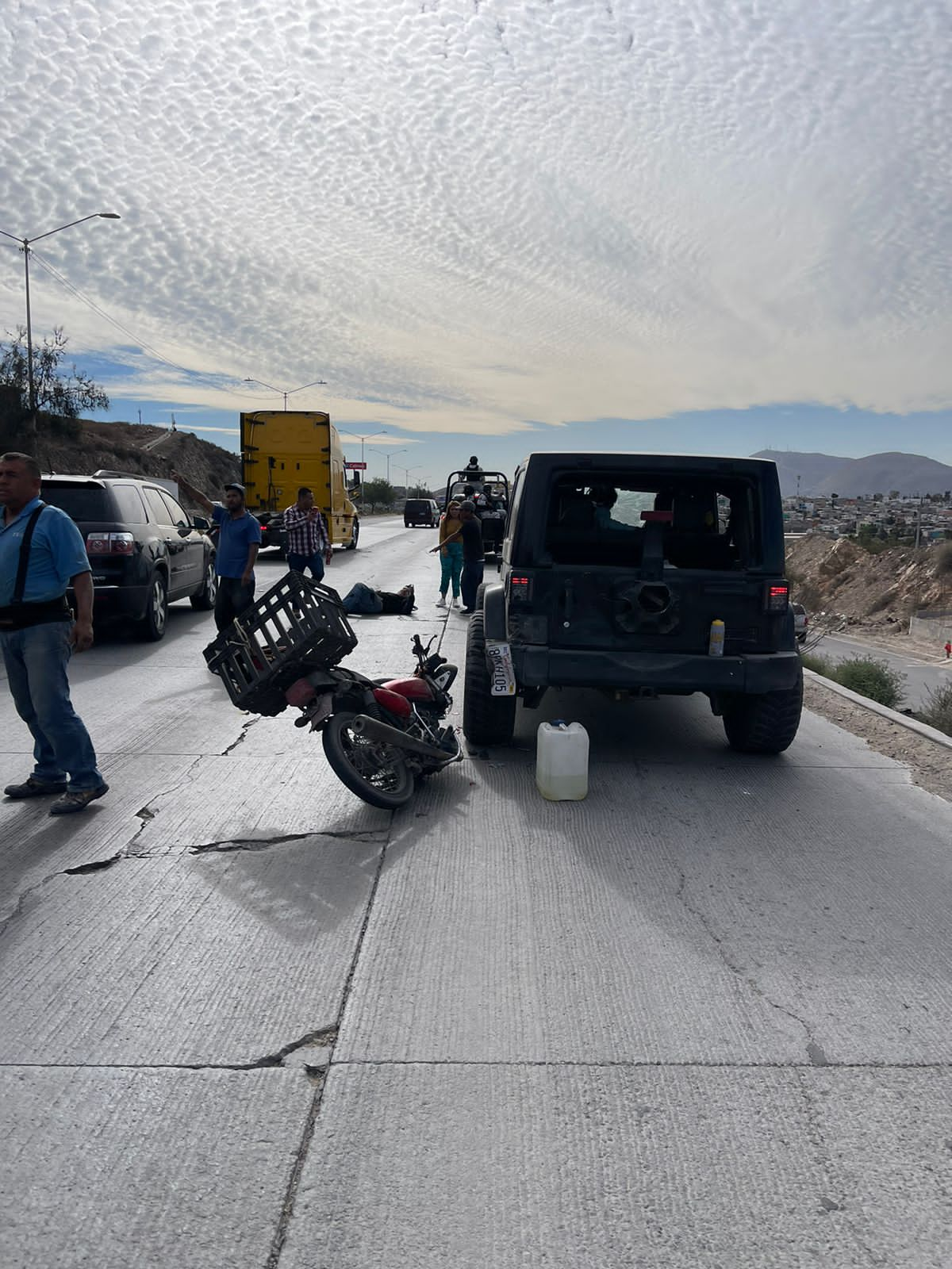 Accidente vehicular en el 2000