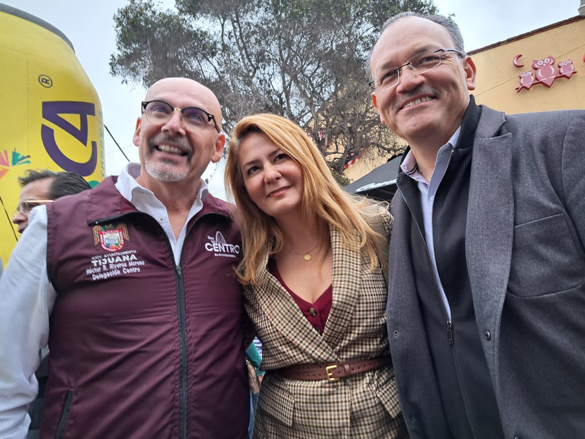 Héctor Rivero, Delegado de la Zona Centro y Jesús García, Secretario de Gobierno