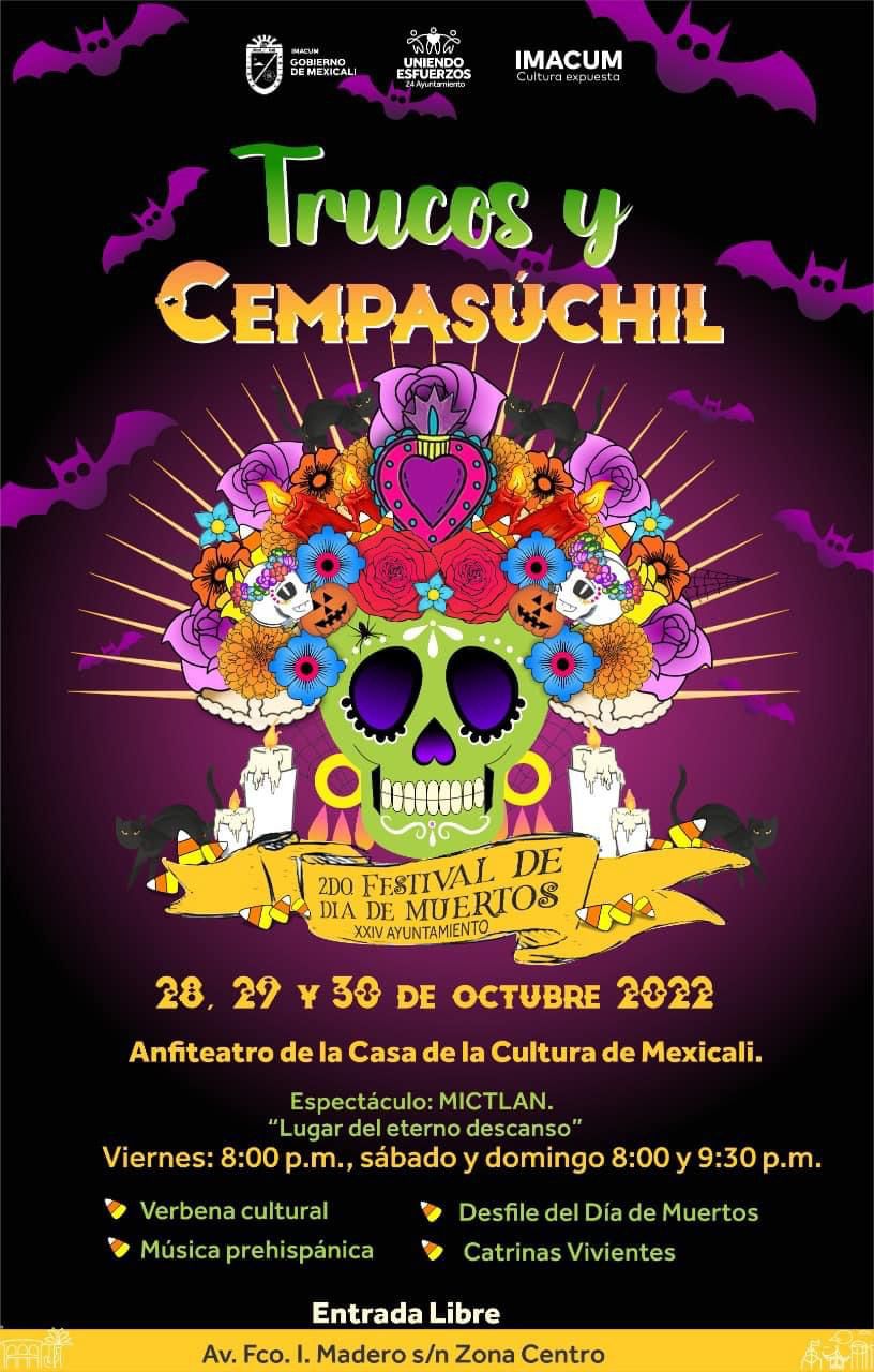 Trucos y Cempasúchil-2do. Festival de Día de Muertos