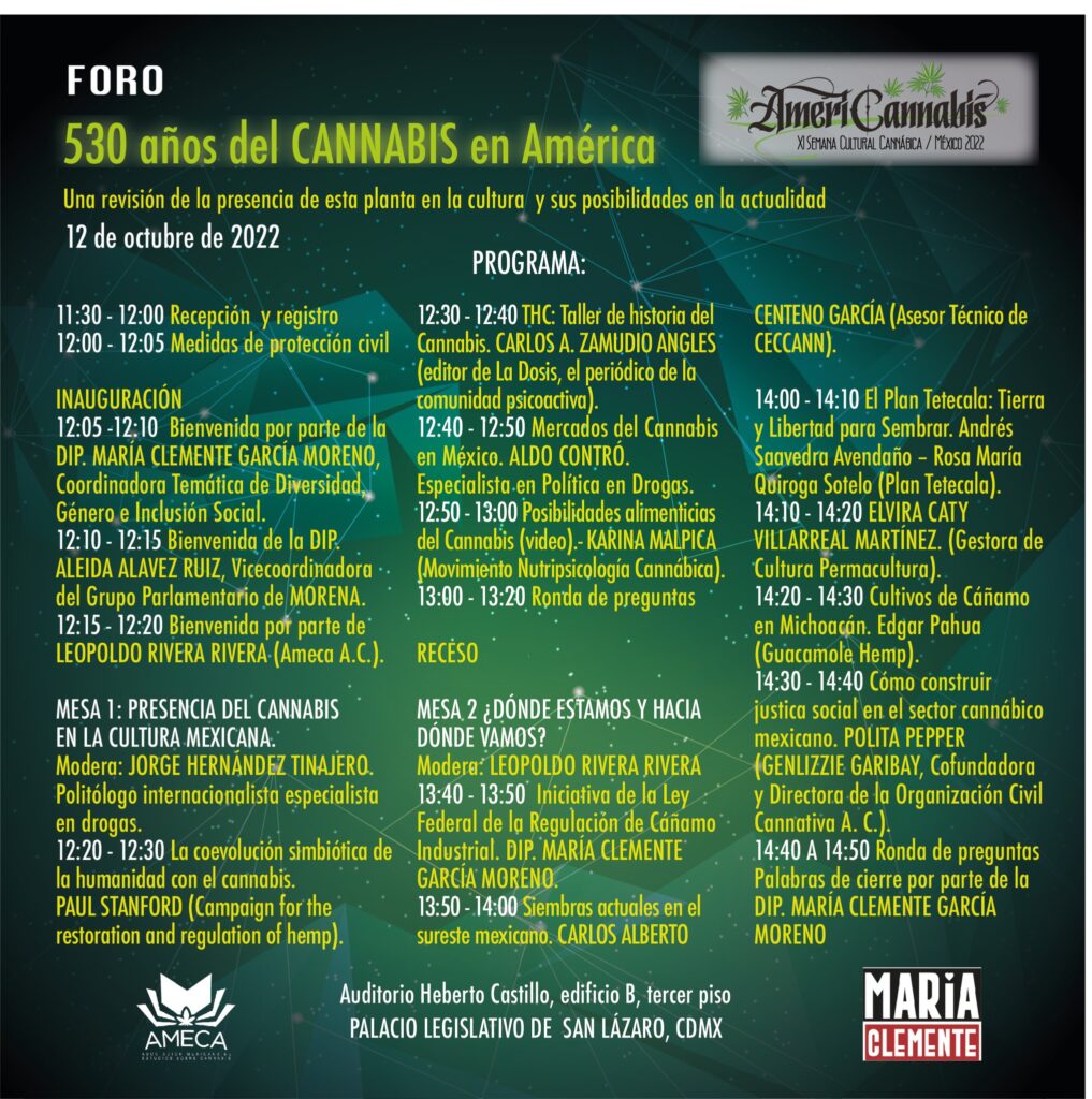 FORO 530 años del Cannabis en América 2022