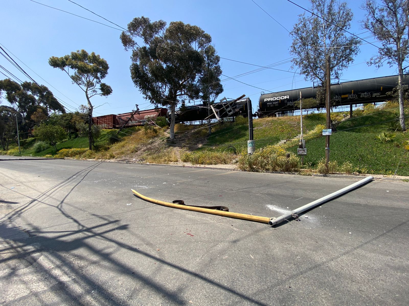 Choque de tren de carga causa apagón: Tijuana