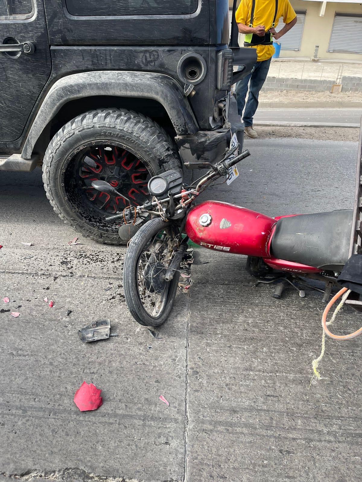 Accidente vehicular en el 2000