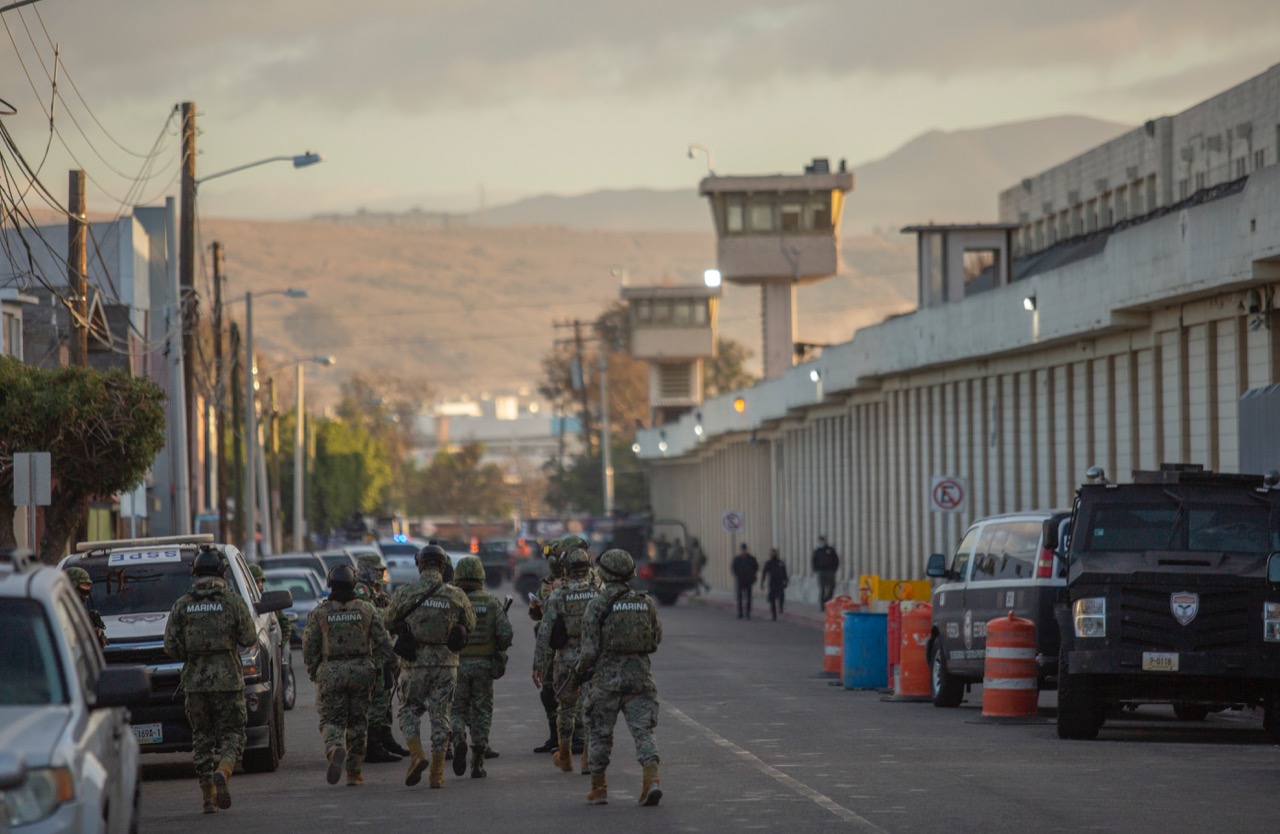 Distintas autoridades rodearon la zona por seguridad