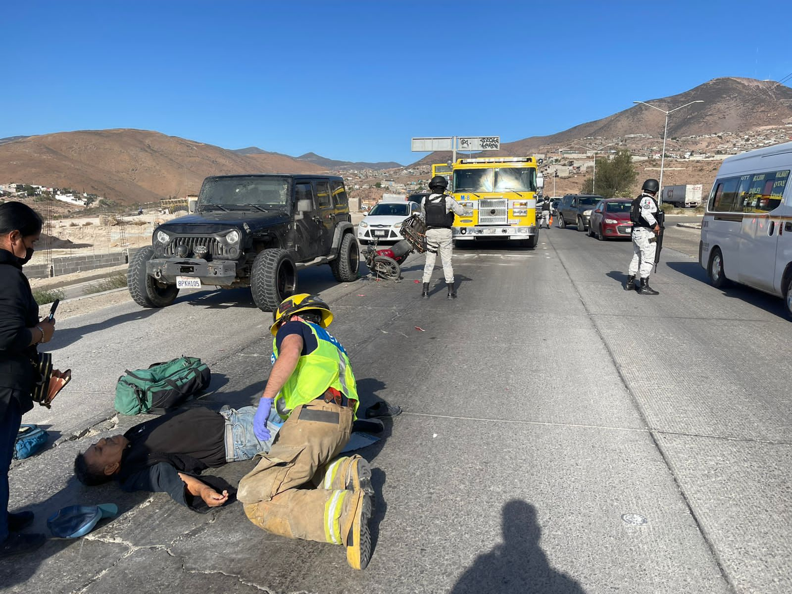 Accidente vehicular en el 2000