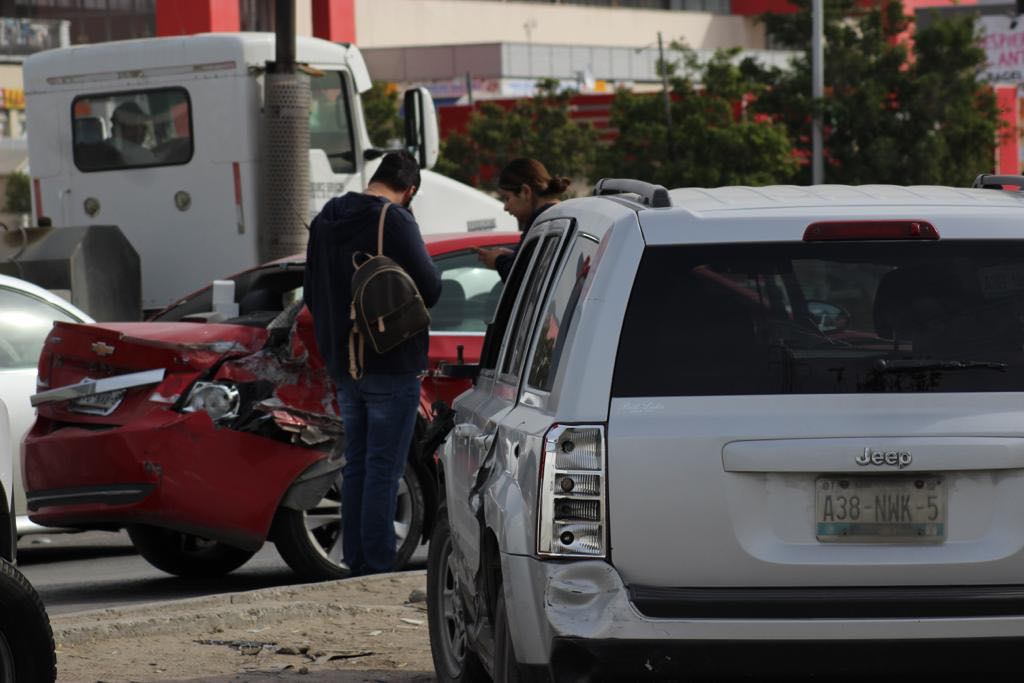 La persecución provoca un accidente vial