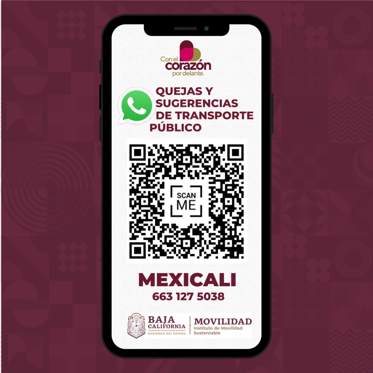 Código QR para: Mexicali