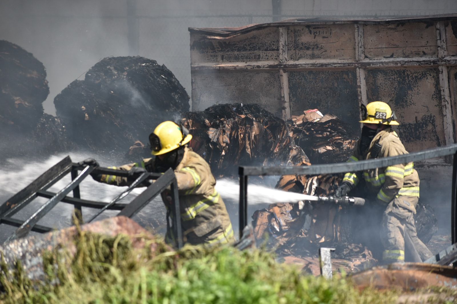 incendio en los pinos