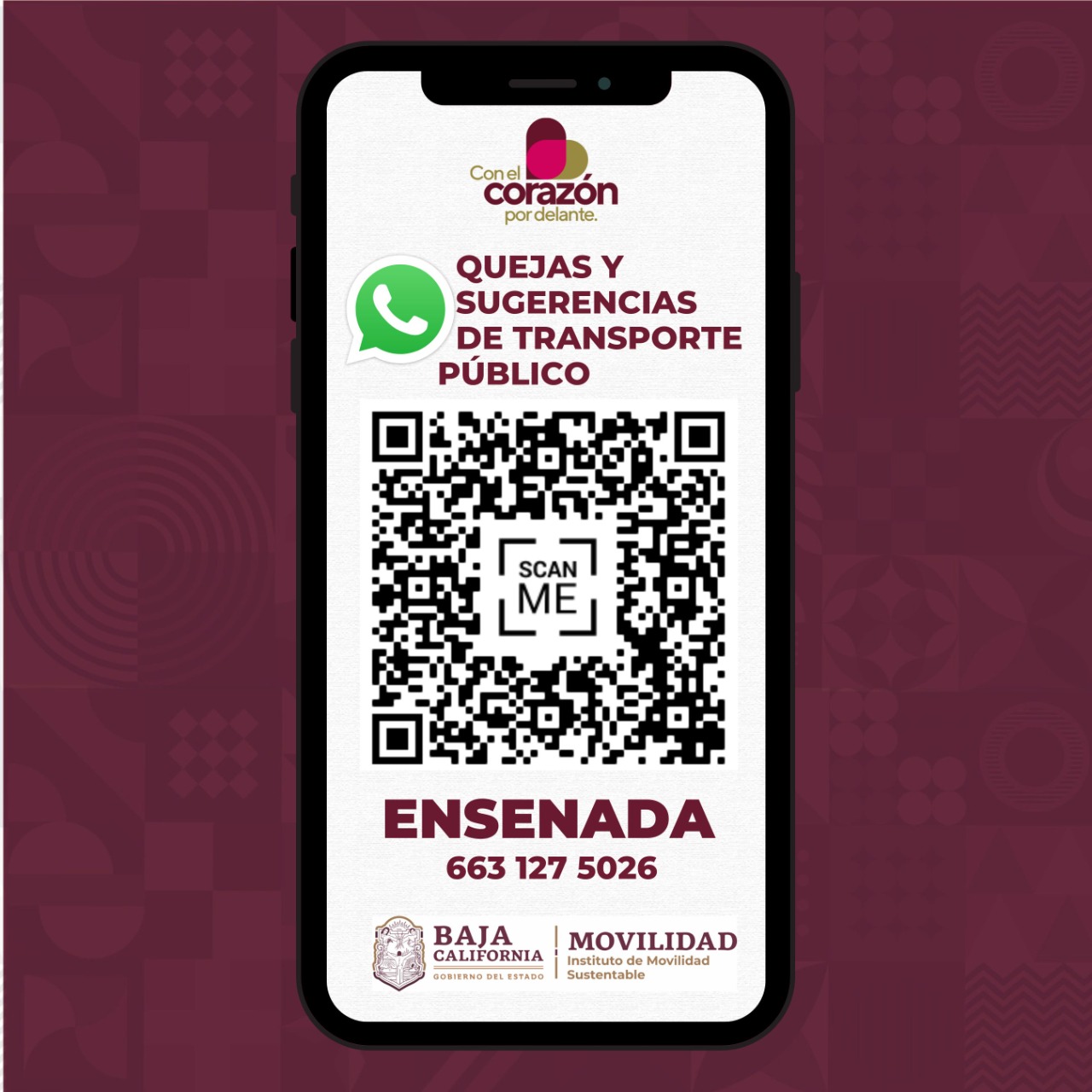 Código QR para: Ensenada