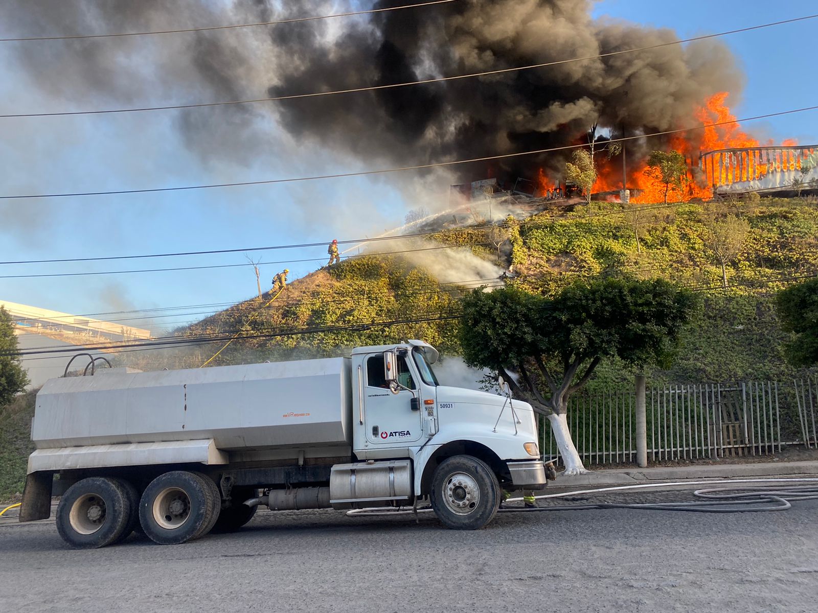 Incendio en Parque Industrial Pacífico