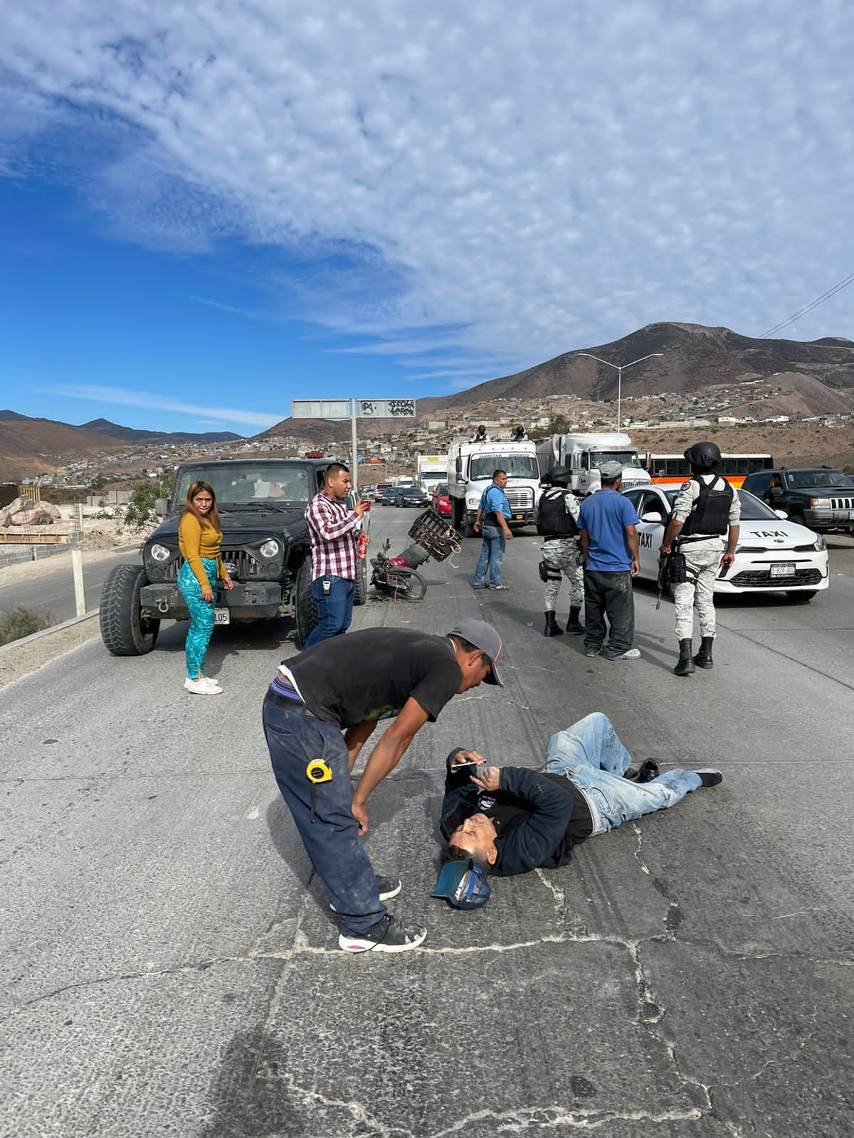 Accidente vehicular en el 2000