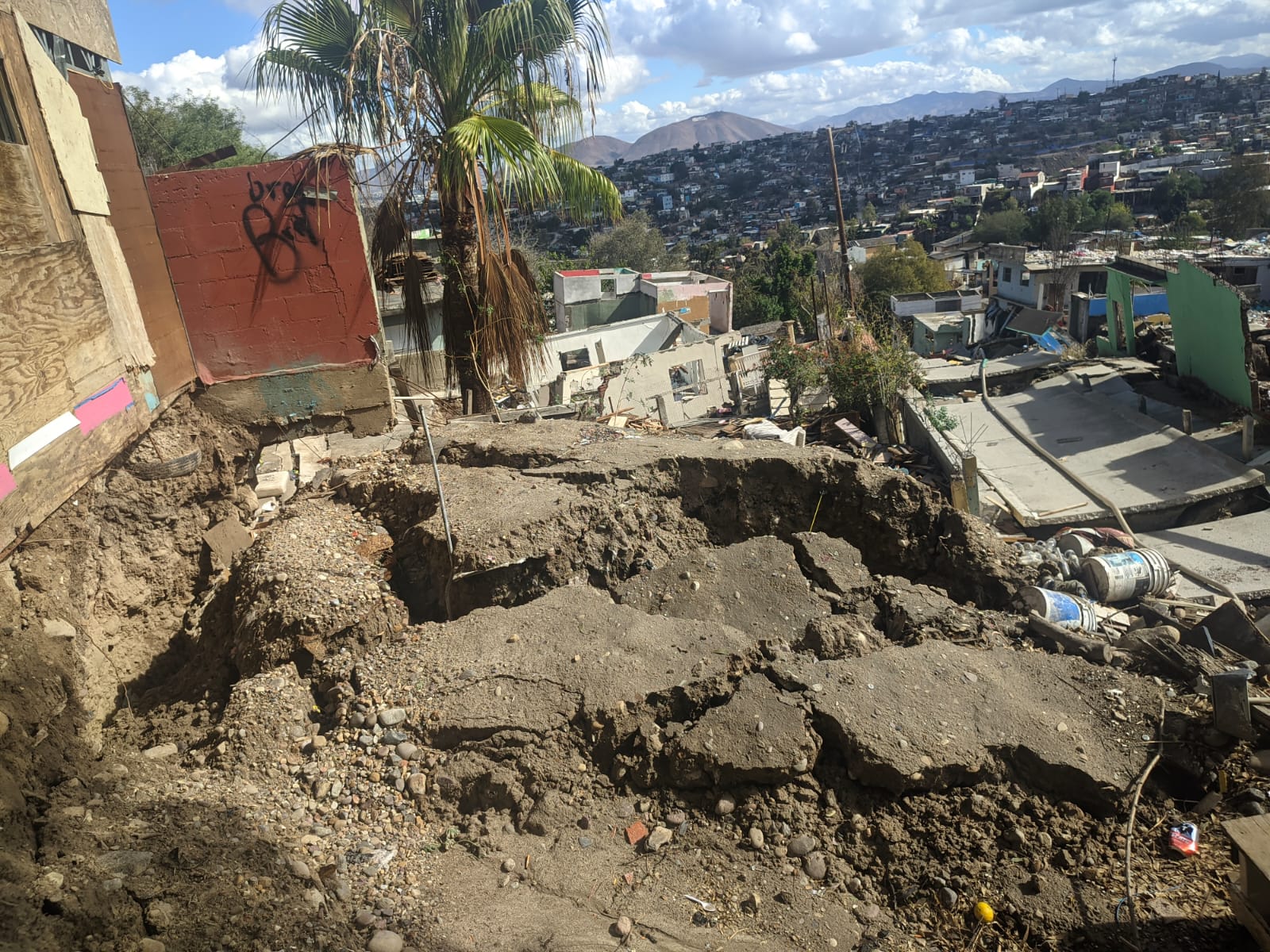 Una zona altamente riesgosa