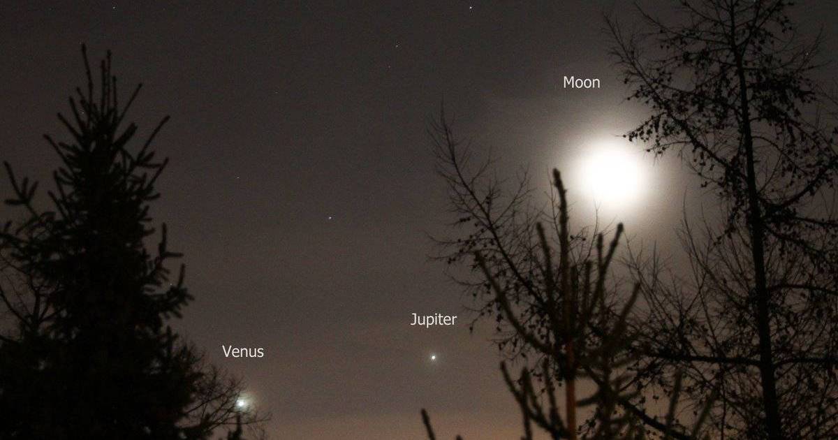 Luna y conjunciones con planetas