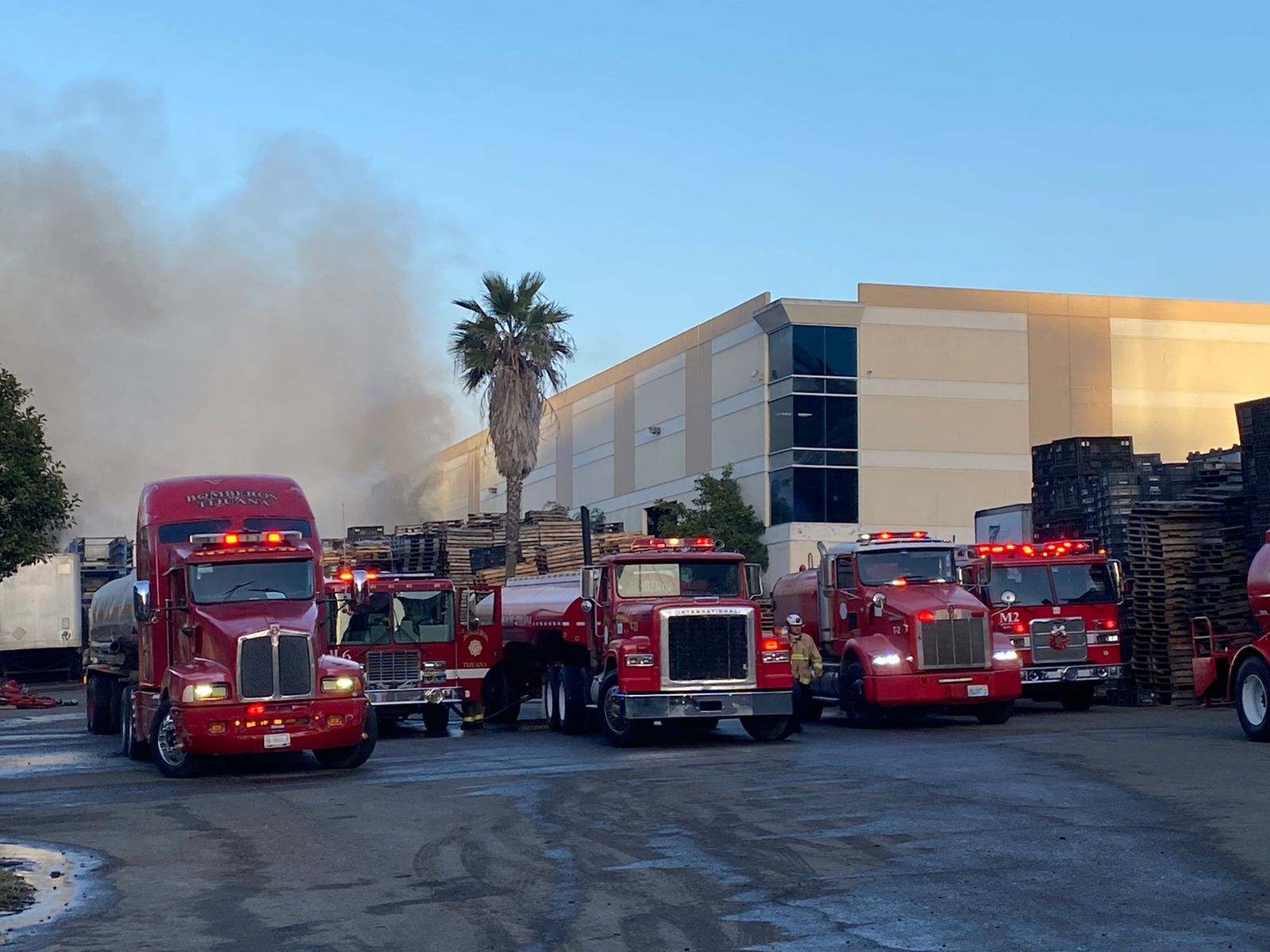 Incendio en Parque Industrial Pacífico