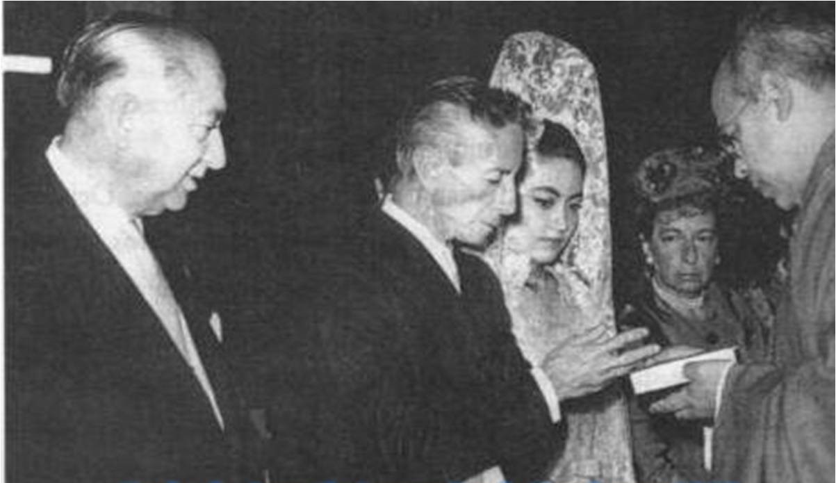 Agust&iacute;n Lara y Roc&iacute;o Dur&aacute;n el d&iacute;a de su boda