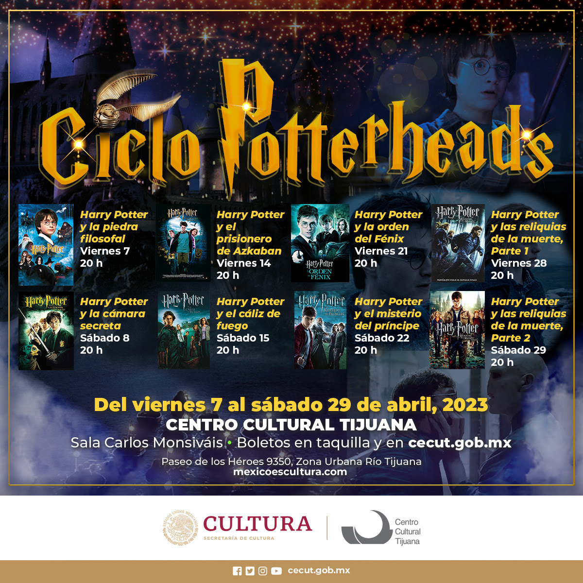 CECUT: Ciclo Potterheads