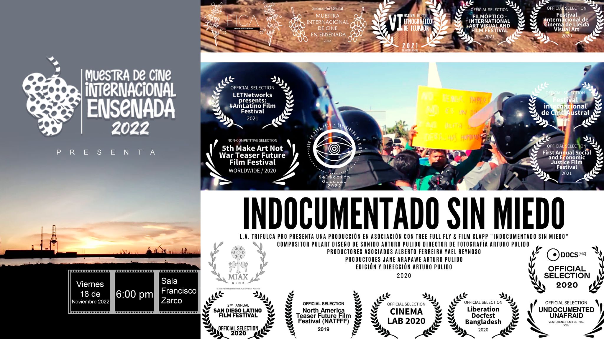 Indocumentado sin miedo - Muestra Internacional de Cine en Ensenada