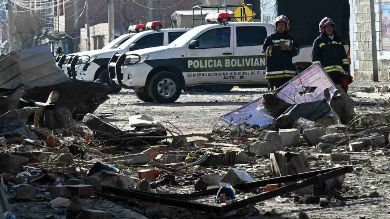 Suman siete muertos tras explosiones en cuartel militar de Bolivia
