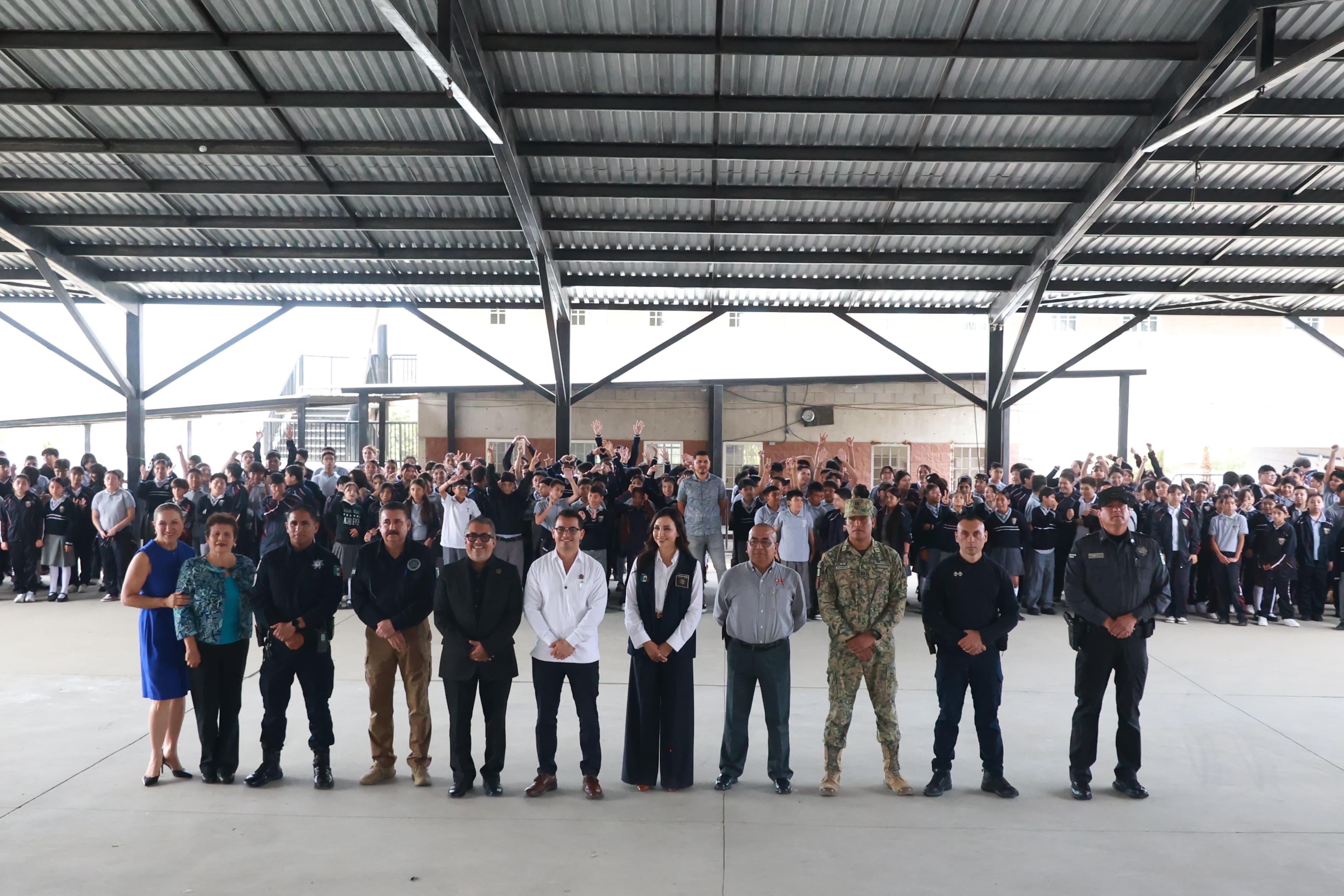 TIJUANA: Prevención y seguridad llegan a estudiantes de secundaria en Hacienda Las Delicias