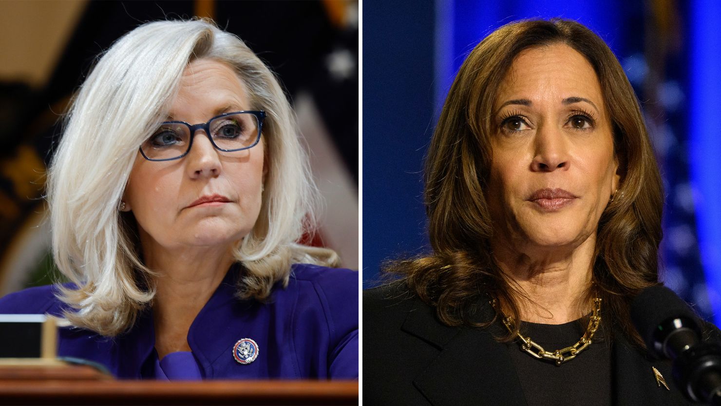 Se reúnen Kamala Harris y Liz Cheney en la cuna del Partido Republicano