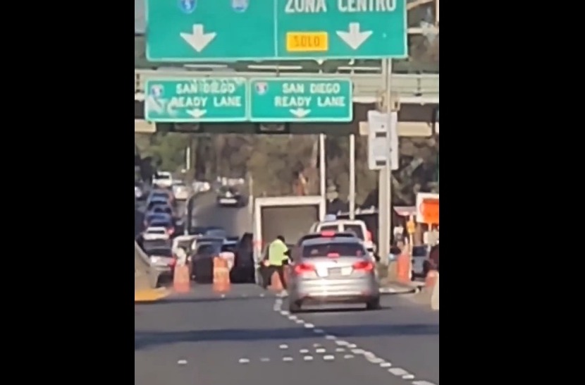 [VIDEO] Denuncian presunto cobro por dejarte pasar a la Línea: Tijuana