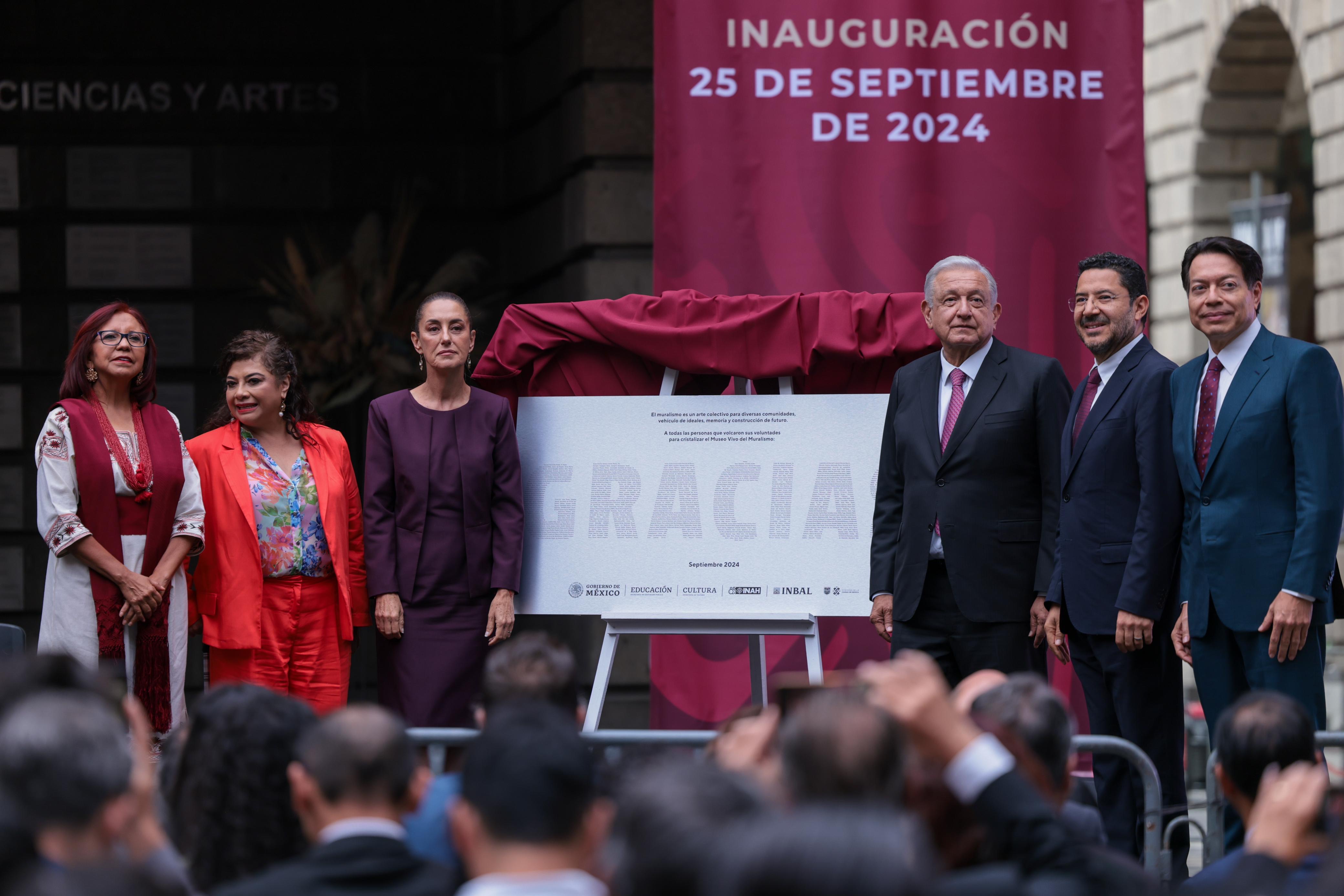 Inauguran Museo del Muralismo en CDMX; Sheinbaum enfatiza 4T