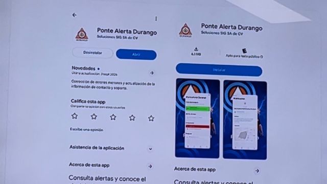 DURANGO: “Ponte Alerta” enviará avisos sobre lluvias, accidentes y riesgos