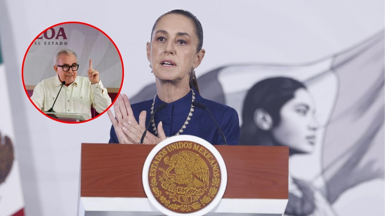 Sheinbaum niega que Rubén Rocha Moya esté protegido por el Ejército