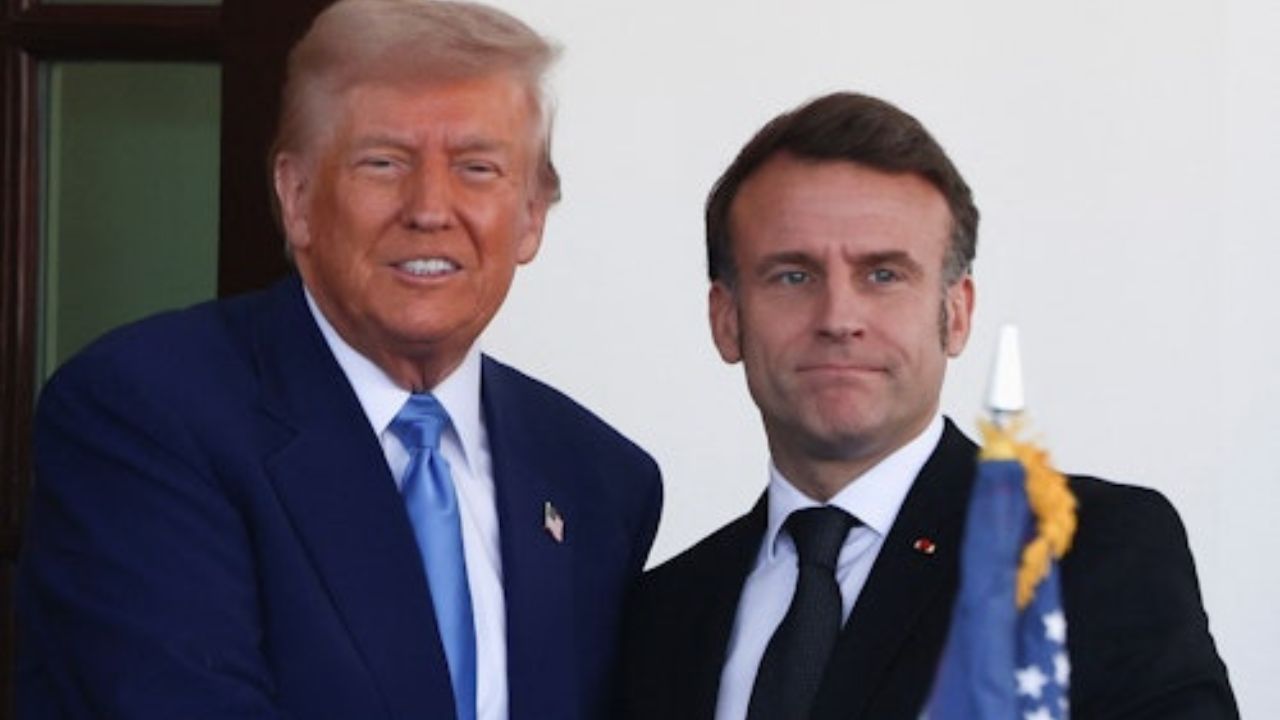 Emmanuel Macron y Donald Trump abogan por una paz sólida y duradera para Ucrania