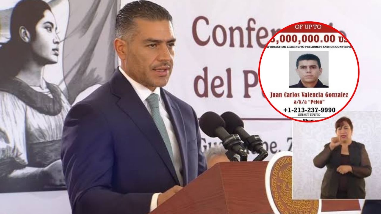 Harfuch confirma a Juan Carlos Valencia como líder del CJNG