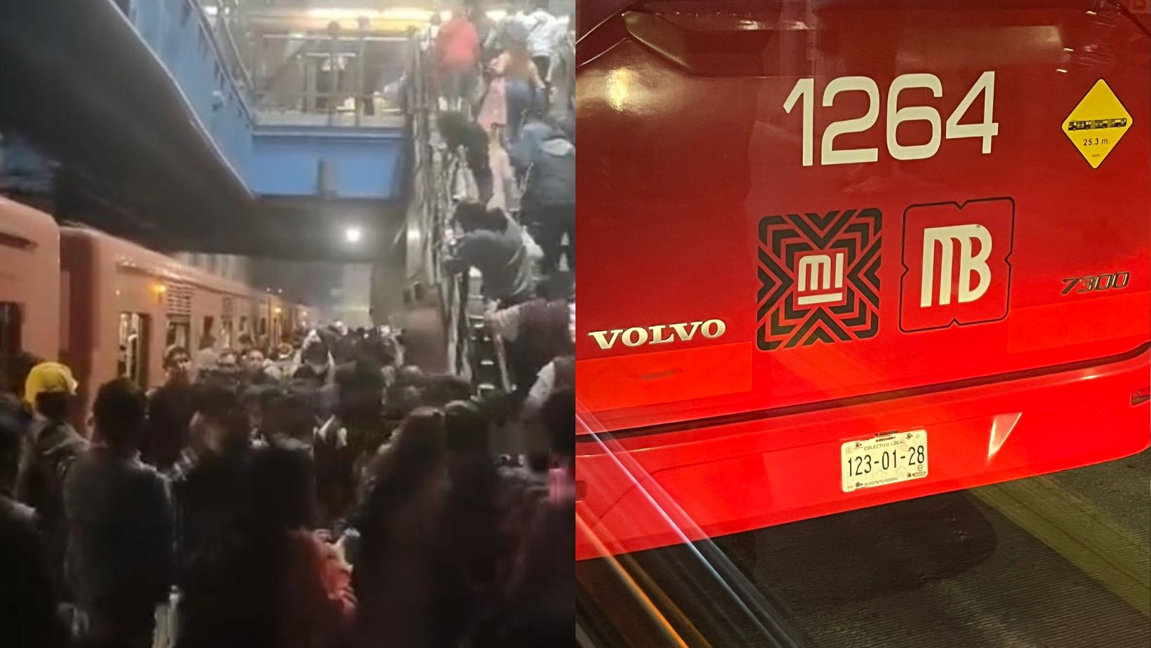 Registran explosión en la Línea B del Metro de CDMX y lesionados en el Metrobús Línea 1