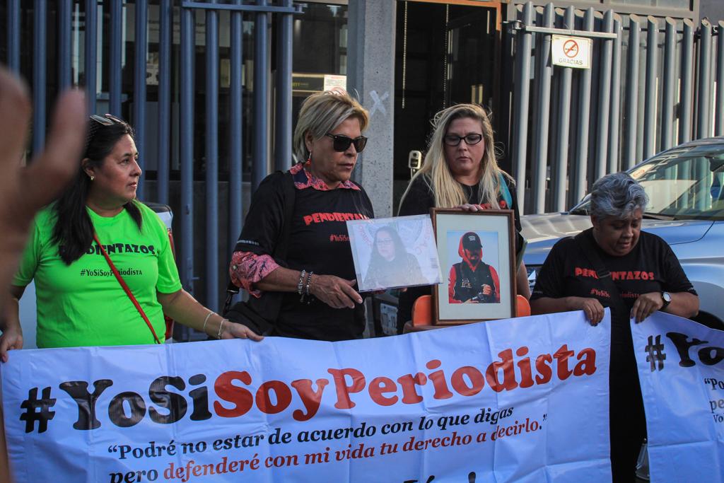 Exigen justicia tras el asesinato de 18 periodistas , Fotos : Karen Castañeda