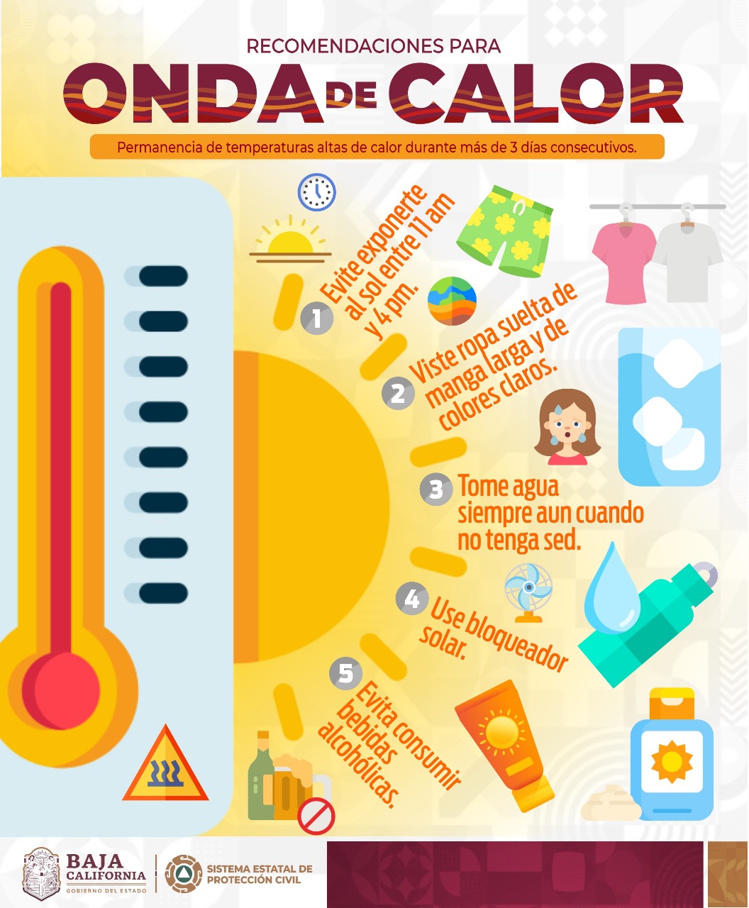 Ola de calor , Baja news mx