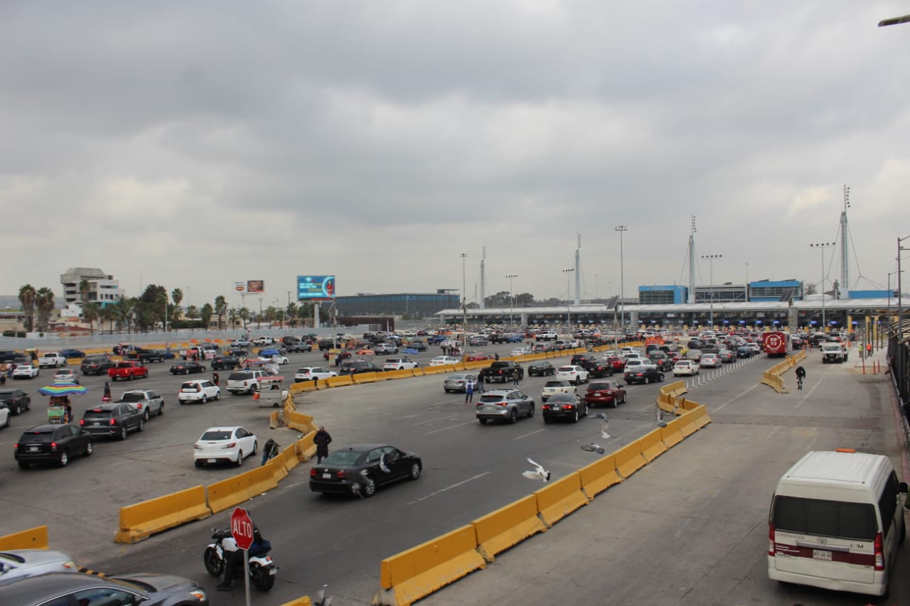 El tiempo de espera en garitas de Tijuana