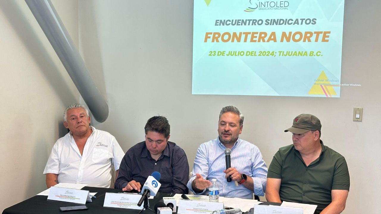 Llevan a cabo Encuentro Sindical de la Frontera Norte